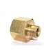 Brass Reducing Adapter Hex Male/Female